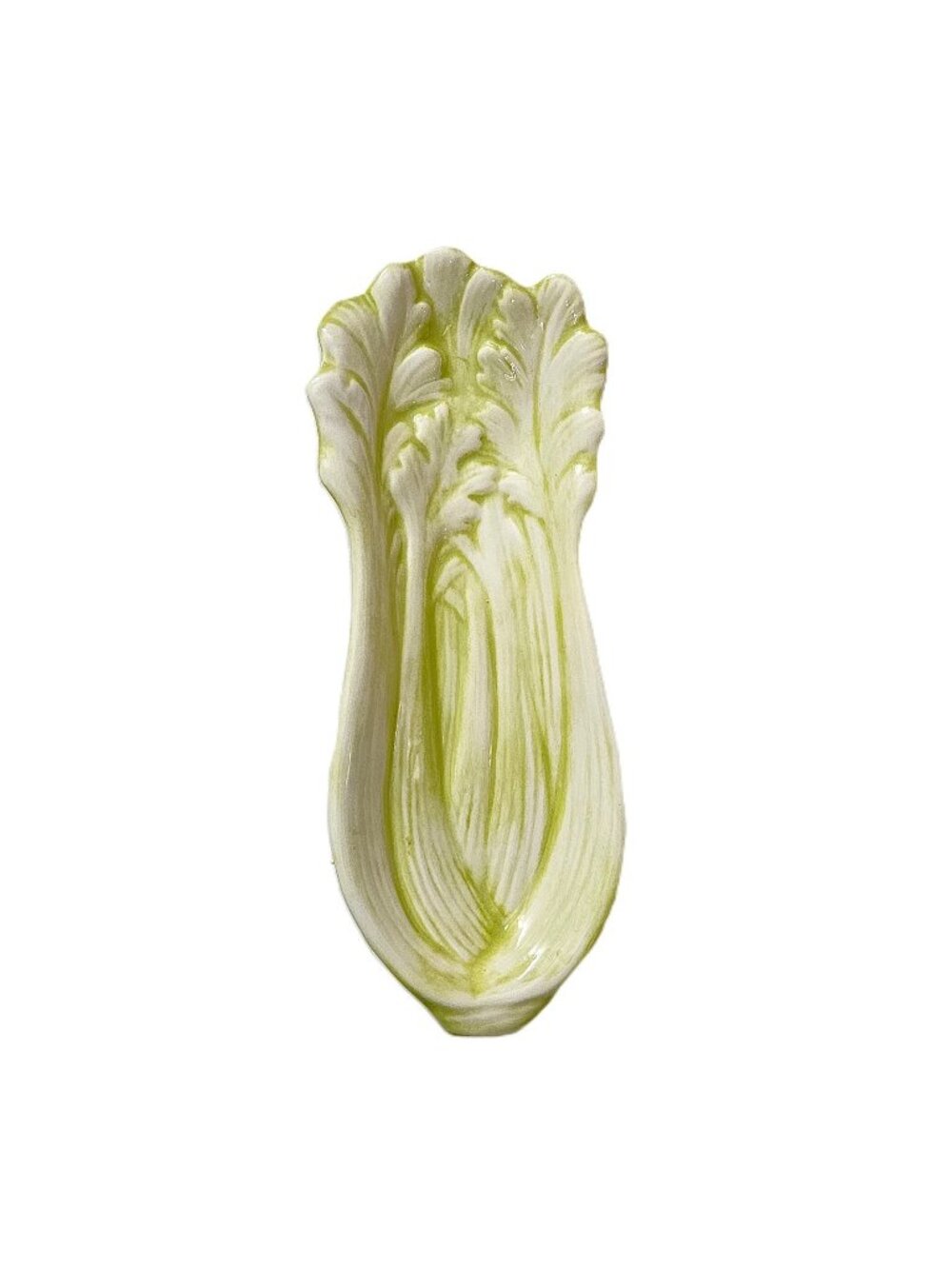 Vintage 1970s Hand-Painted Ceramic Celery Dish / Relish Tray – 12"